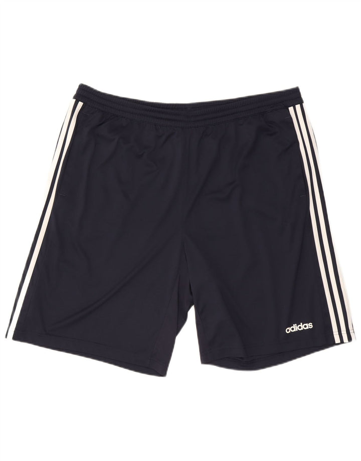 Adidas muške Climacool sportske kratke hlače 2XL tamnoplavi poliester