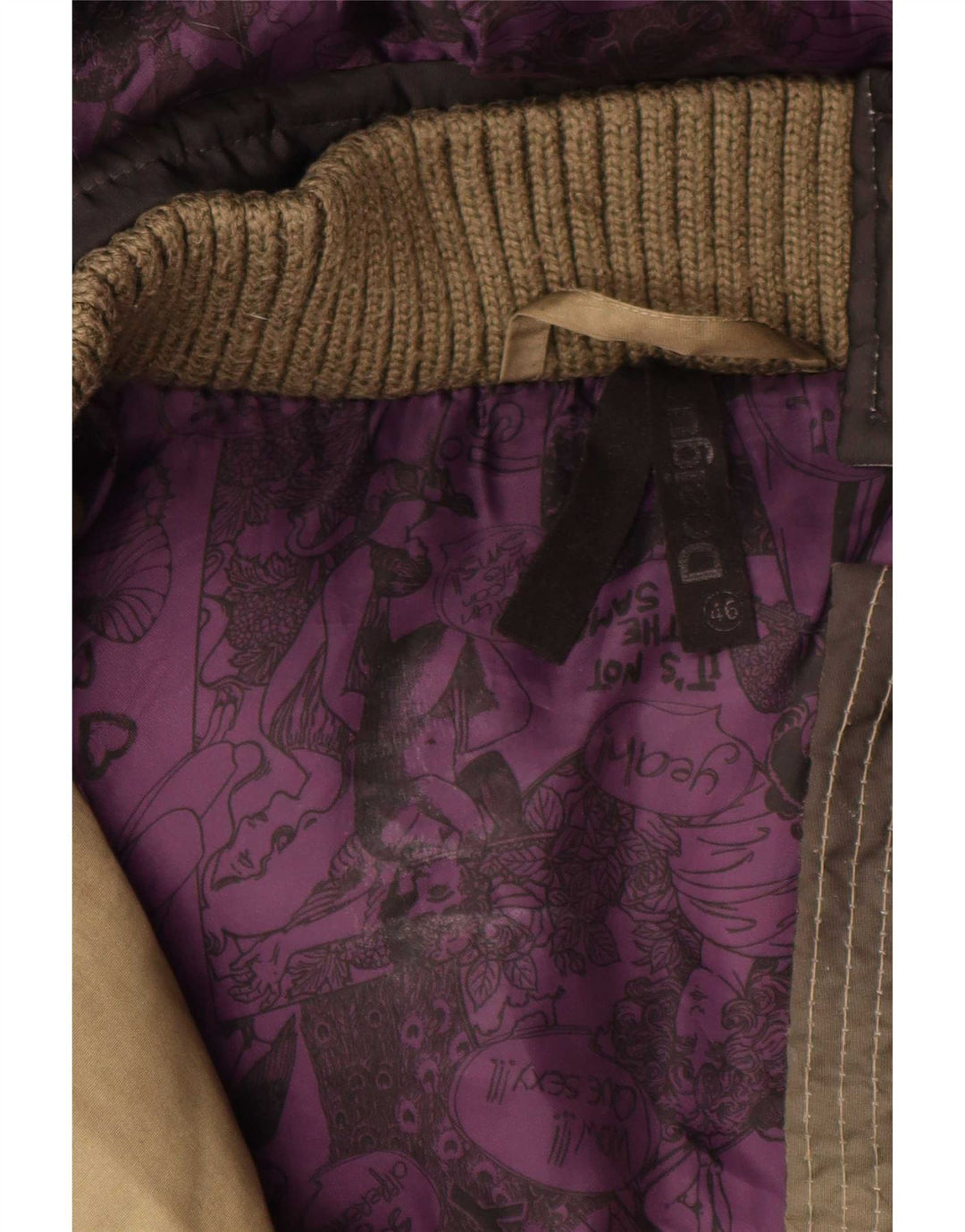 Desigual ženska oversized Graphic podstavljena jakna EU 46 XL Višebojna