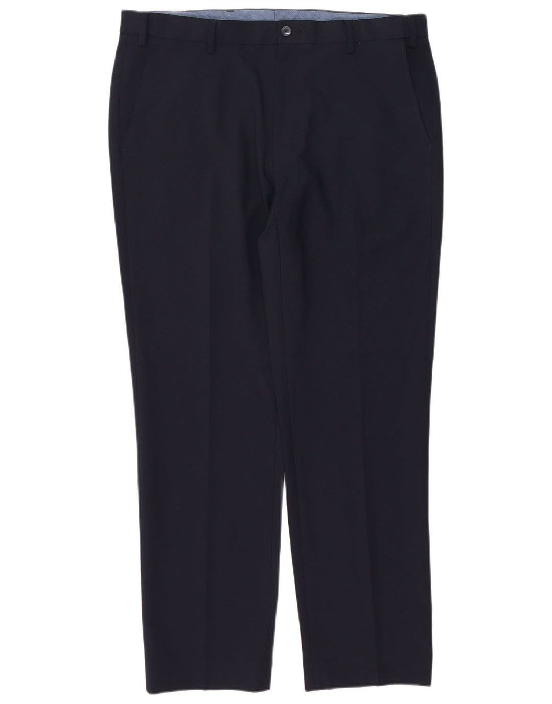 Marks & Spencer muške chino hlače standardnog kroja W36 L31 tamnoplavi poliester