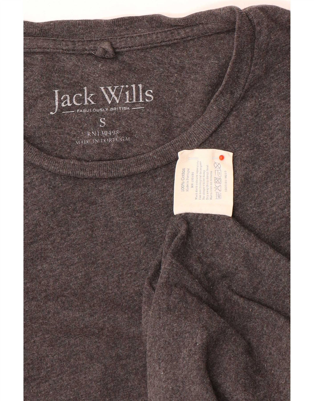 Jack Wills Muška majica kratkih rukava Mali sivi pamuk