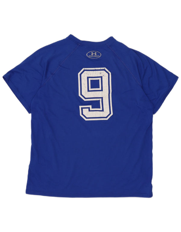 Plava majica kratkih rukava Under Armour Boys Heat Gear Graphic T-Shirt 13-14 Years XL