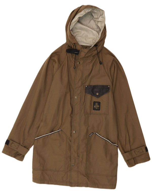 Refrigiwear muška parka jakna s kapuljačom UK 40 Large kaki pamuk
