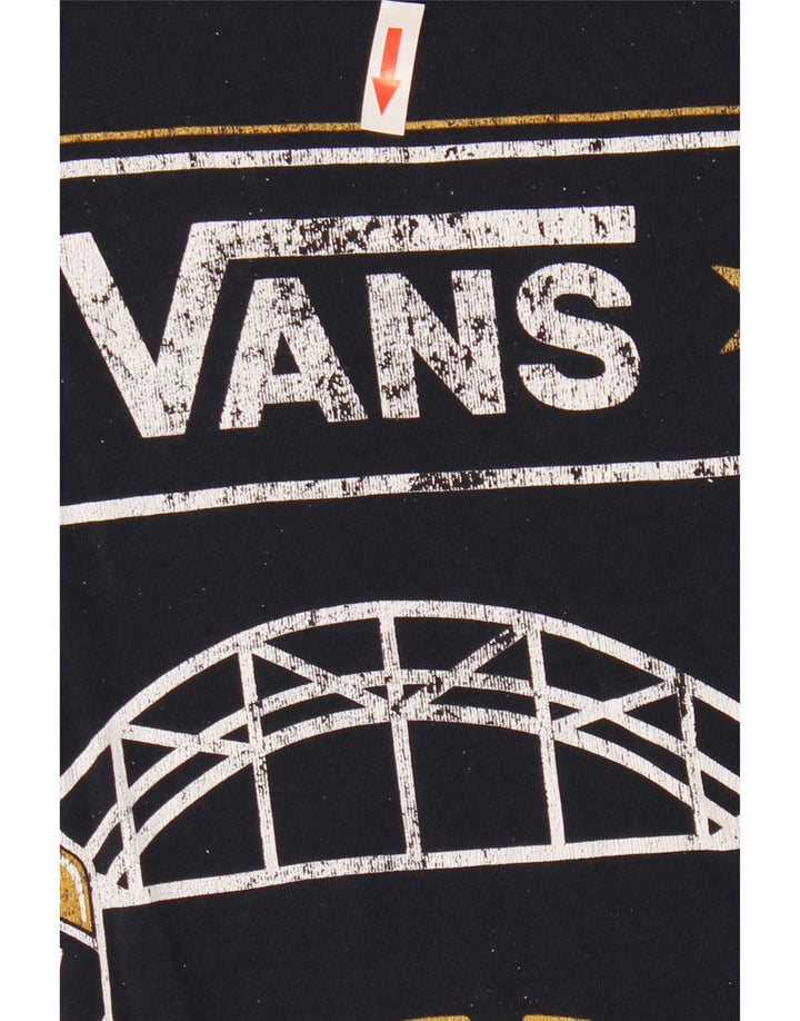 Vans muška majica s grafičkim motivima, srednje tamnoplavi pamuk