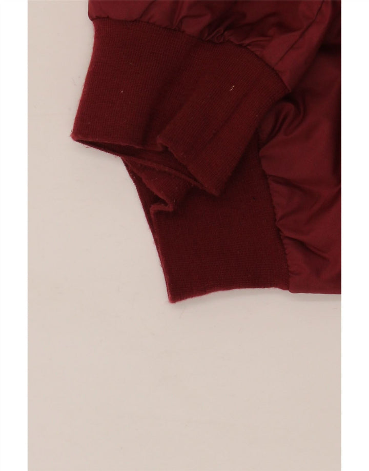 Kišna jakna s kapuljačom Nike za dječake 10-11 godina, poliester srednje crvene boje