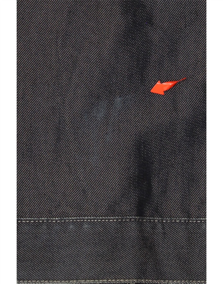 TED BAKER Ženska jakna od kratkog trapera veličine 2 Mala siva pamučna