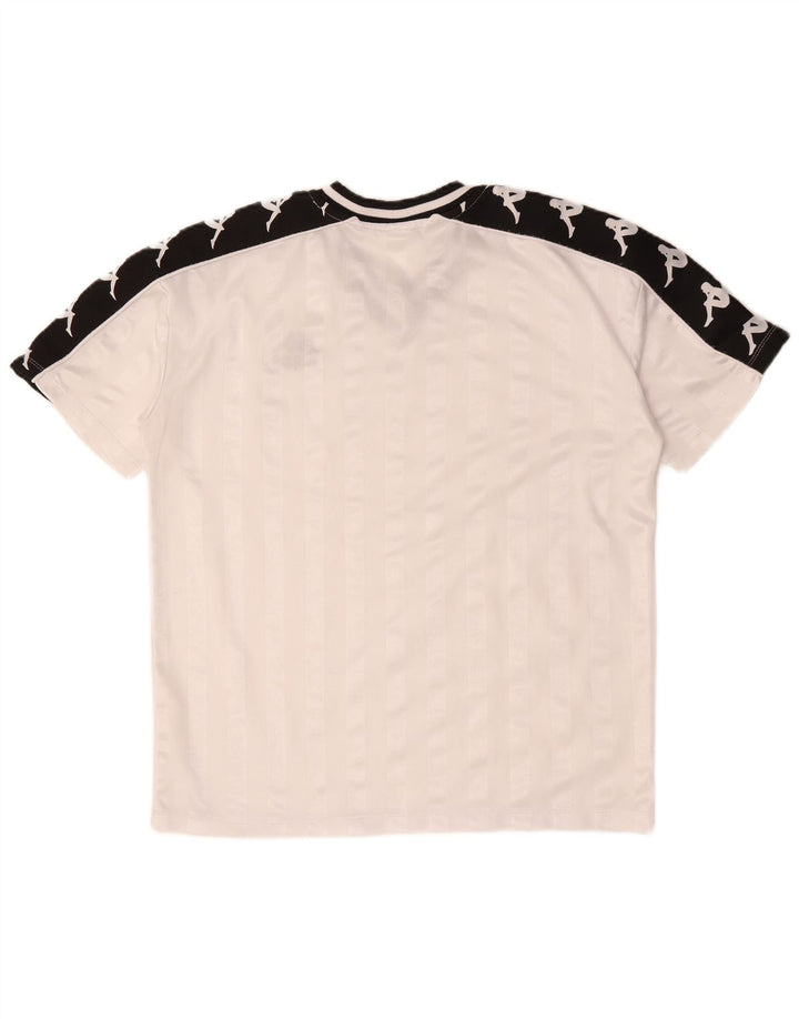 KAPPA muška grafička majica kratkih rukava srednje bijele boje, poliester