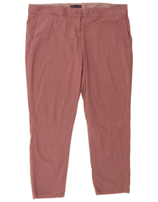 Marks & Spencer ženske uske chino hlače UK 22 3XL W42 L29 Ljubičasta