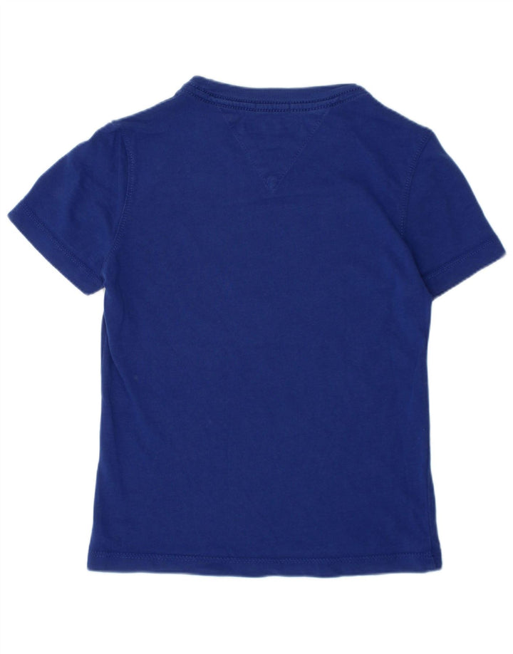 TOMMY HILFIGER Boys T-Shirt Top 4-5 Years Blue