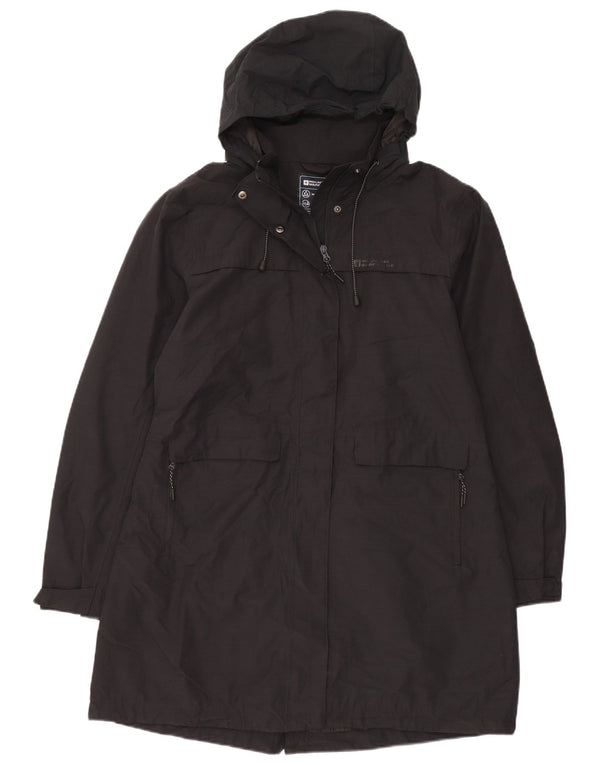 Mountain Warehouse ženska parka jakna s kapuljačom UK 18 XL crni pamuk