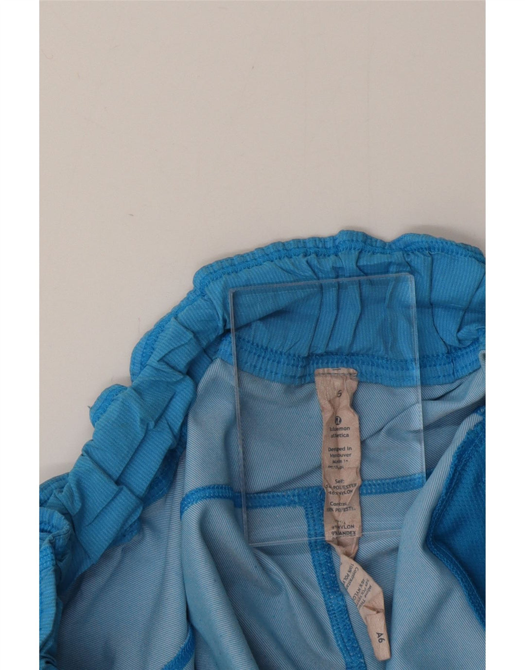 LULULEMON Ženske sportske kratke hlače US 6 Srednje plavi poliester