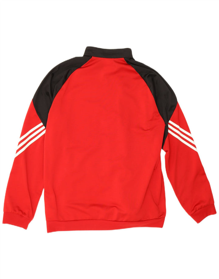Adidas muška trenirka gornja jakna XL poliester crvene boje