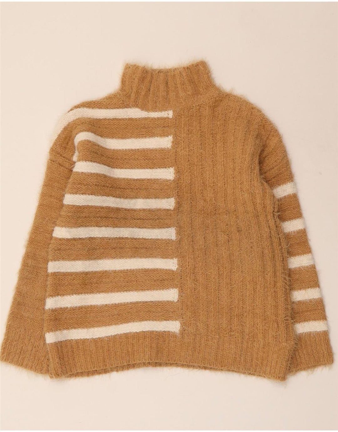 MARKS & SPENCER Ženski džemper s kornjačičastim ovratnikom UK 10 Small Brown