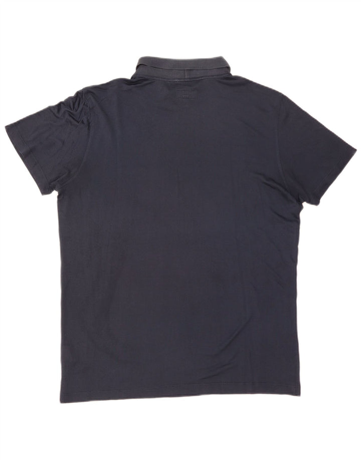 GIORGIO ARMANI Muška polo majica IT 50 srednje tamnoplava svila
