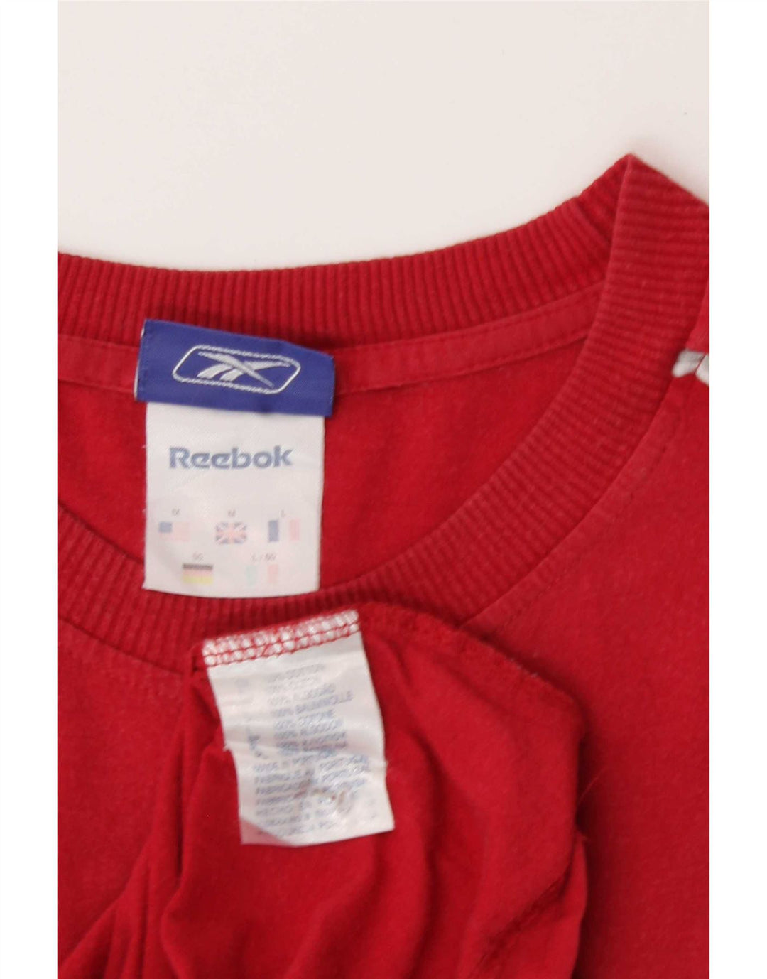 Reebok Muška majica kratkih rukava Medium Red Cotton