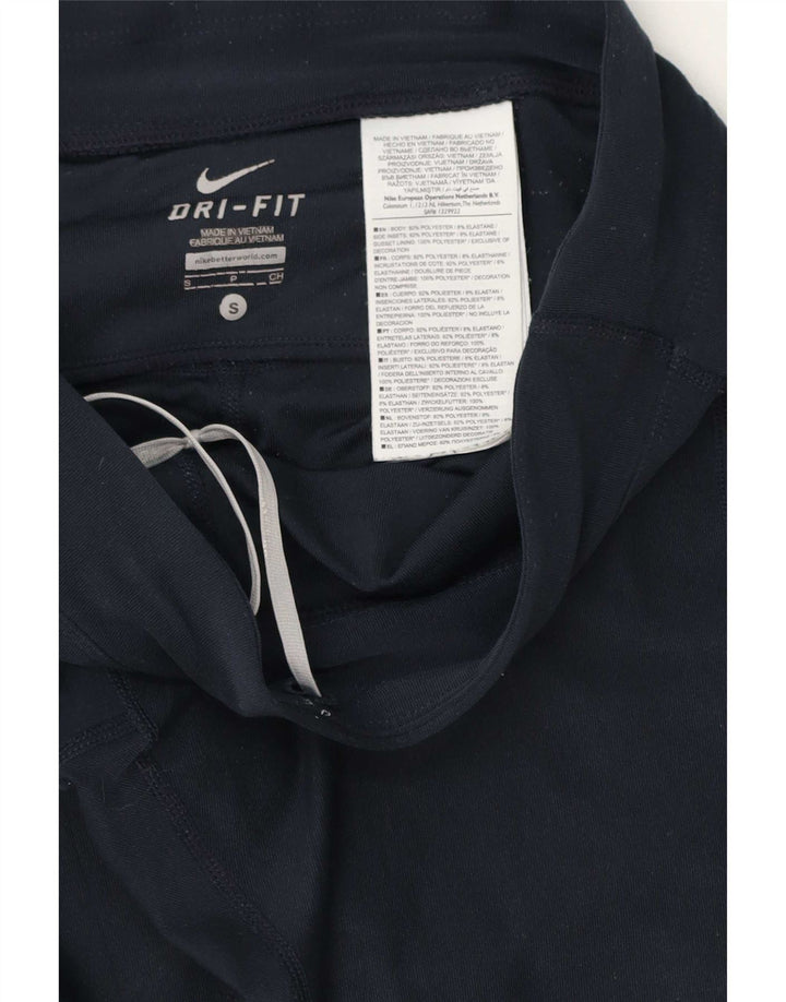 Nike ženske Dri Fit Capri tajice UK 10 Male tamnoplave poliesterske