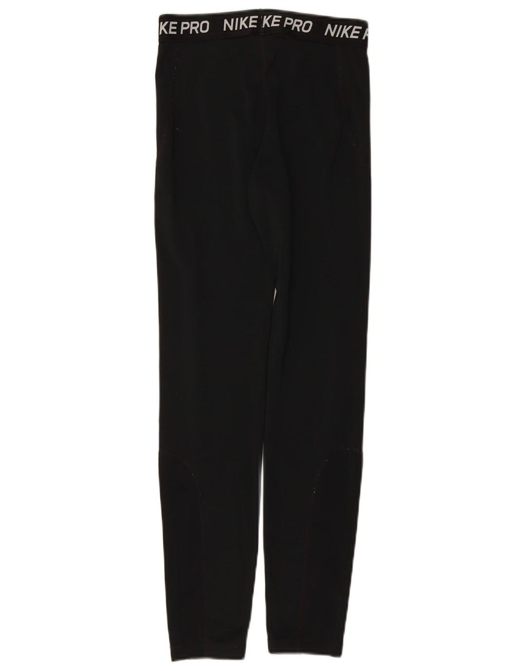 NIKE Girls Dri Fit Graphic Leggings 13-14 Years XL Black Poliester