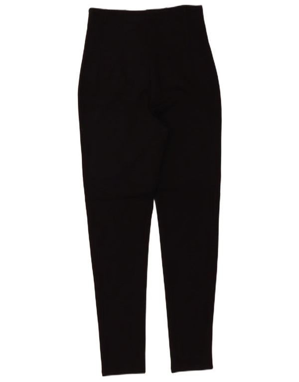 Zara ženske uske ležerne hlače visokog struka srednje veličine W28 L27 crna viskoza