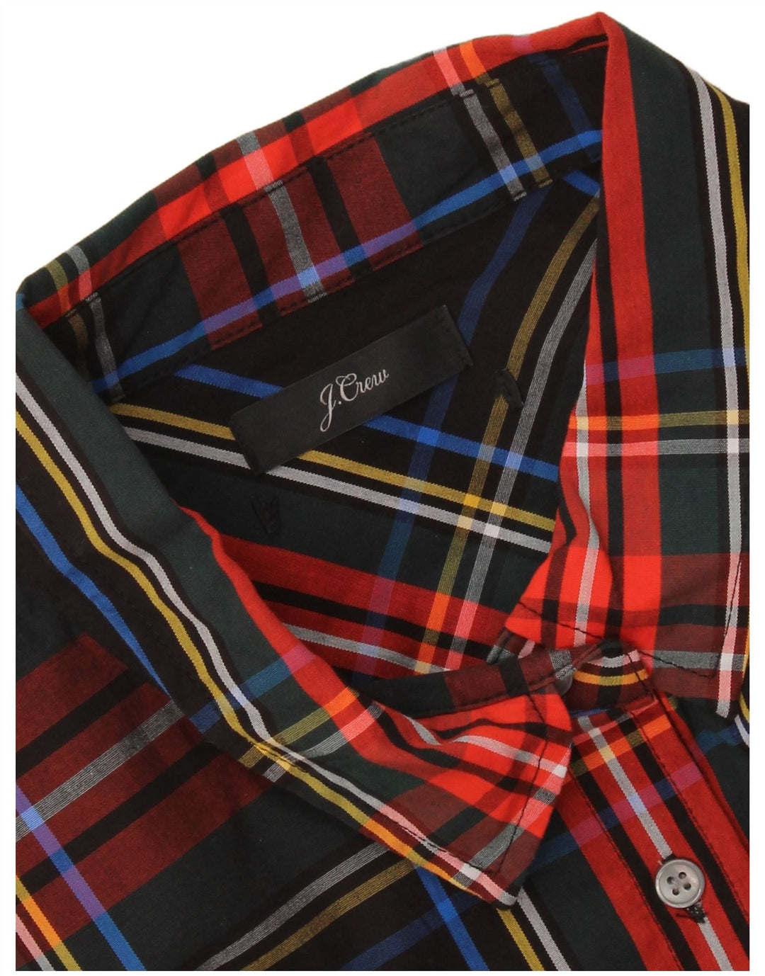 J. CREW Ženska košulja UK 18 XL crni karirani