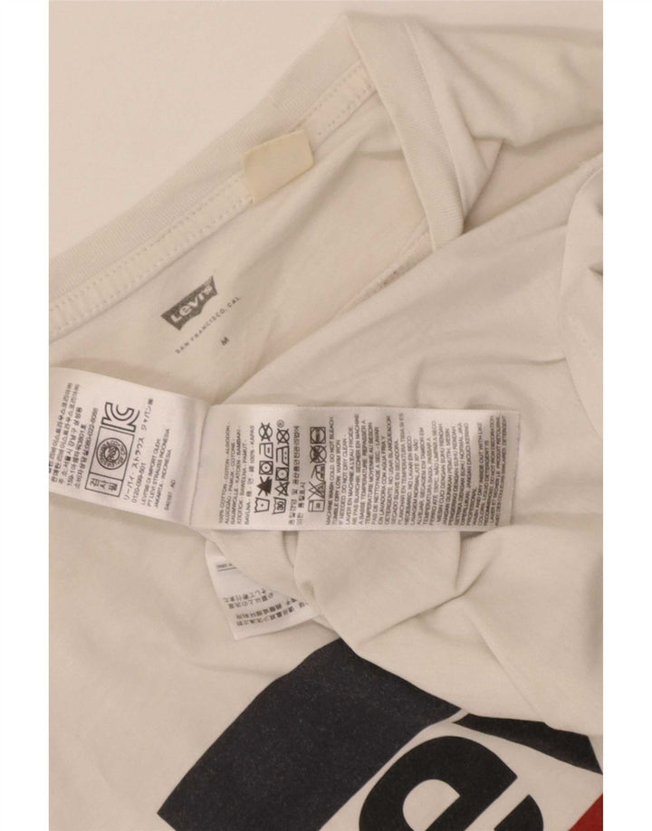 Levi's muška majica kratkih rukava srednje veličine, bijeli pamuk