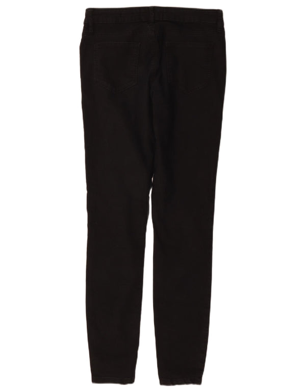 Fat Face ženske jegging traperice UK 10 male W30 L29 crni pamuk