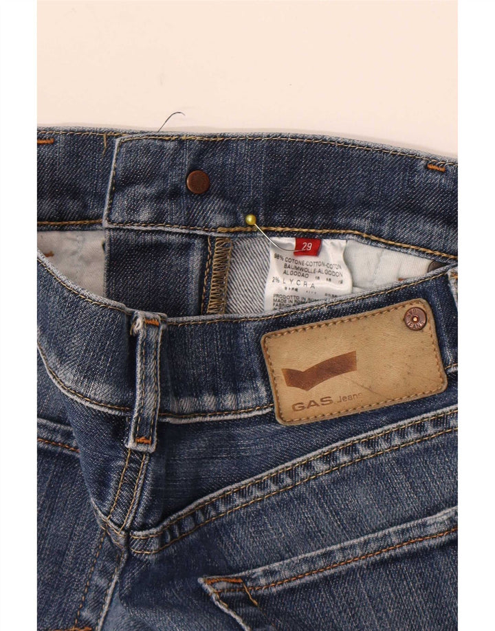 Ženske traperice Gas Bootcut W29 L34 Plavi pamuk