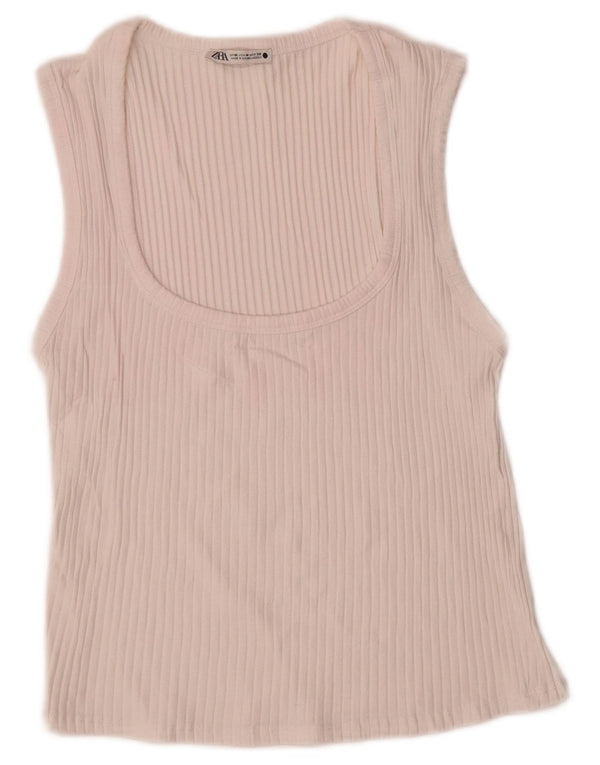 Zara ženski prsluk UK 12 Medium Off White
