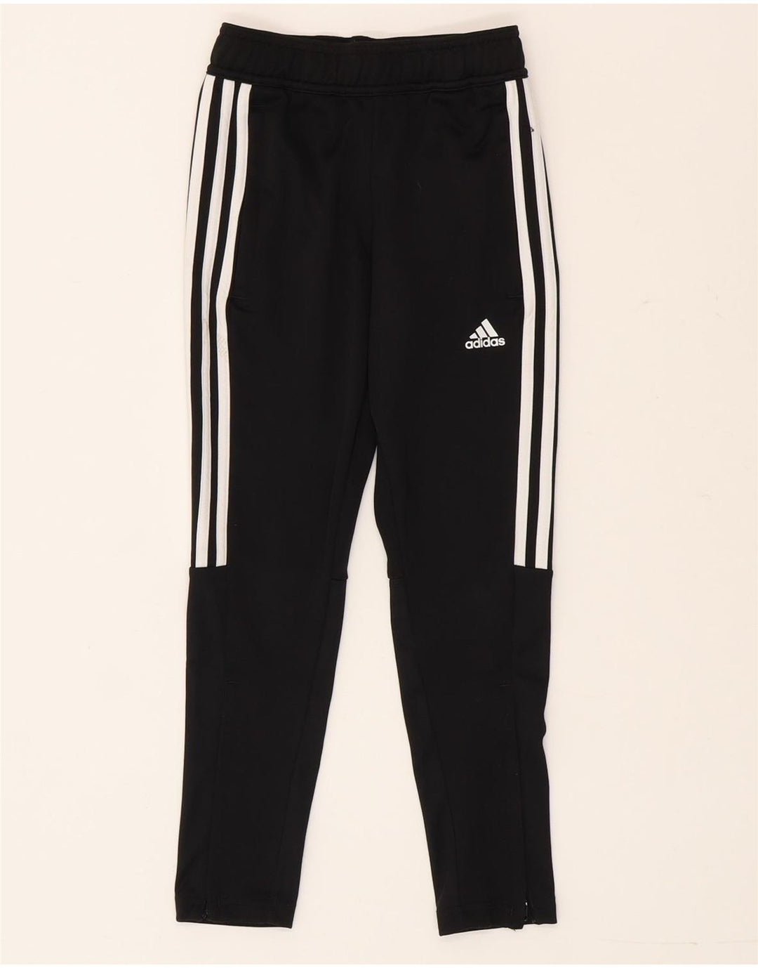Adidas Hlače za trenirku za dječake 7-8 godina crne od poliestera