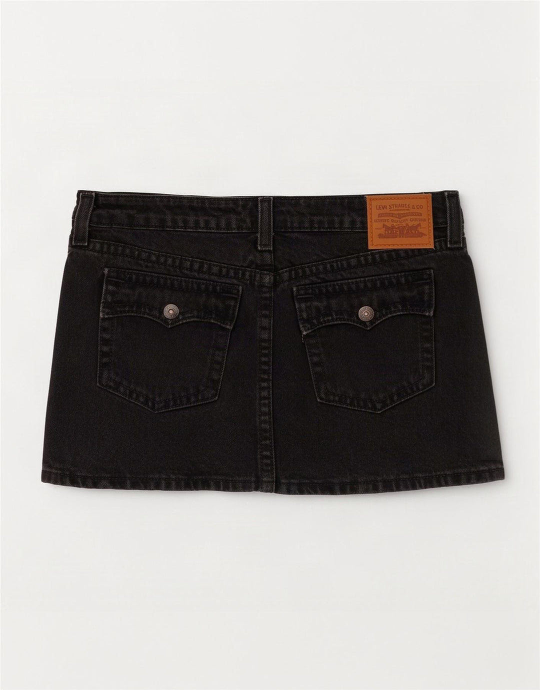 Levi's ženska mini traper suknja W28 srednje sivi pamuk