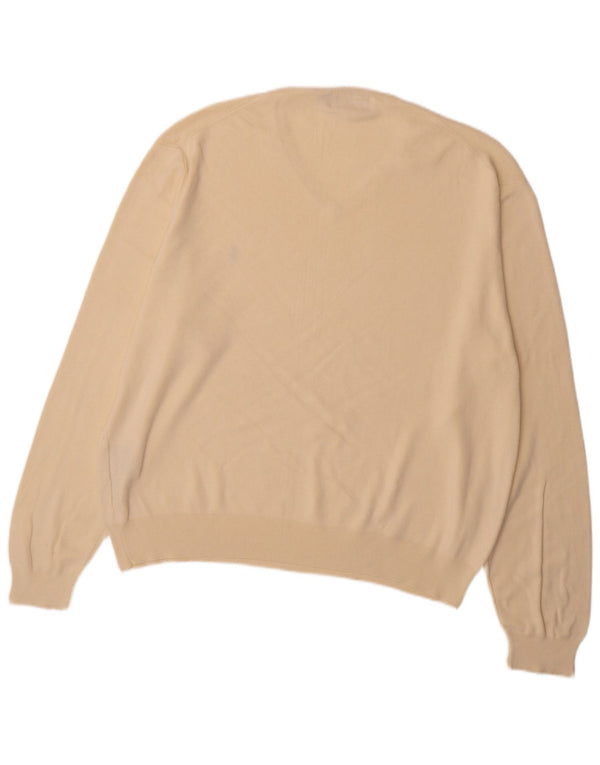 Polo Ralph Lauren muški džemper s V-izrezom 2XL bež pamuk