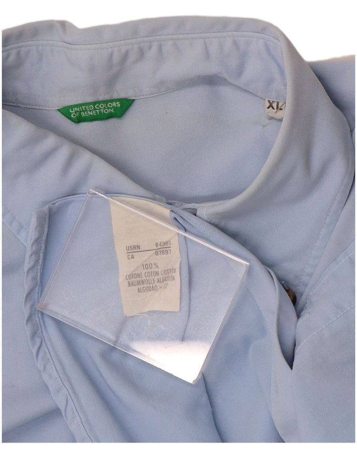 Benetton muška košulja XL plavi pamuk