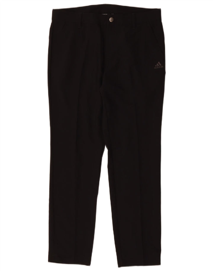 Adidas muške uske chino hlače W32 L30 crni poliester