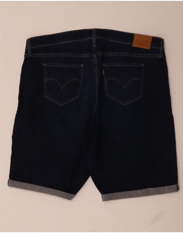 Levi's ženske bermuda traper kratke hlače US 18 2XL W40 plavi pamuk