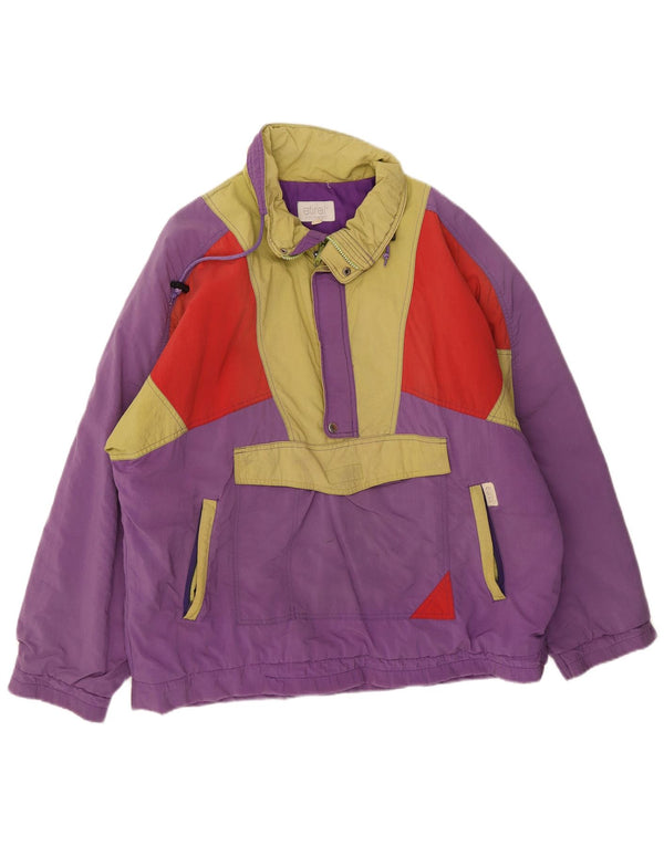 Etirel muški pulover podstavljena jakna UK 42 XL Purple Colourblock najlon