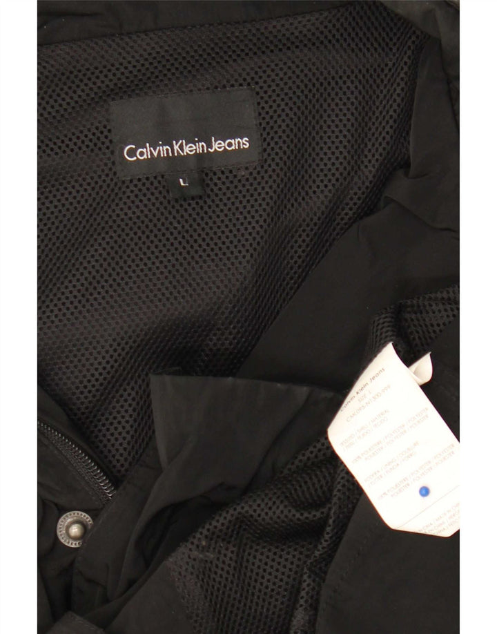 Calvin Klein Jeans muška vojna jakna UK 40 veliki crni poliester