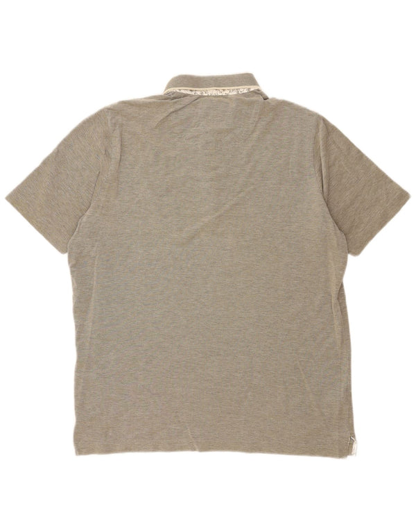 Tommy Bahama muška moderna polo majica srednje sive boje od pamuka