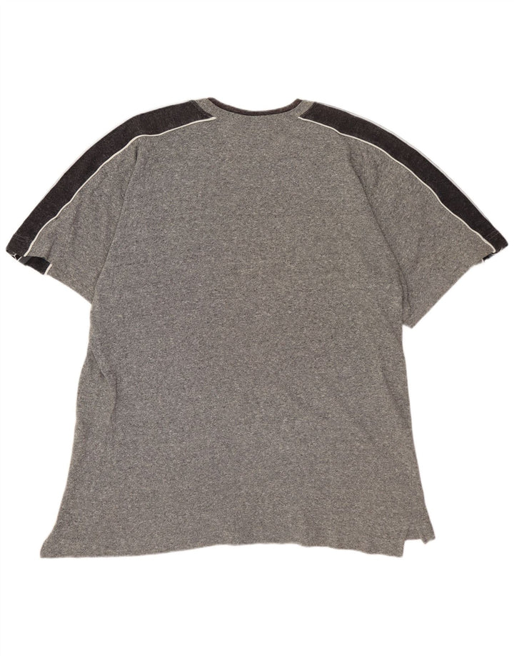 ASICS muška majica kratkih rukava s grafičkim motivima, veliki sivi pamuk u blokovima boja