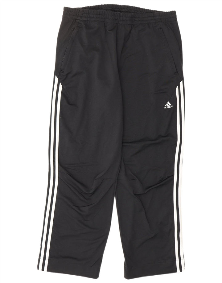ADIDAS Muške hlače za trenirku, velike crne poliesterske hlače