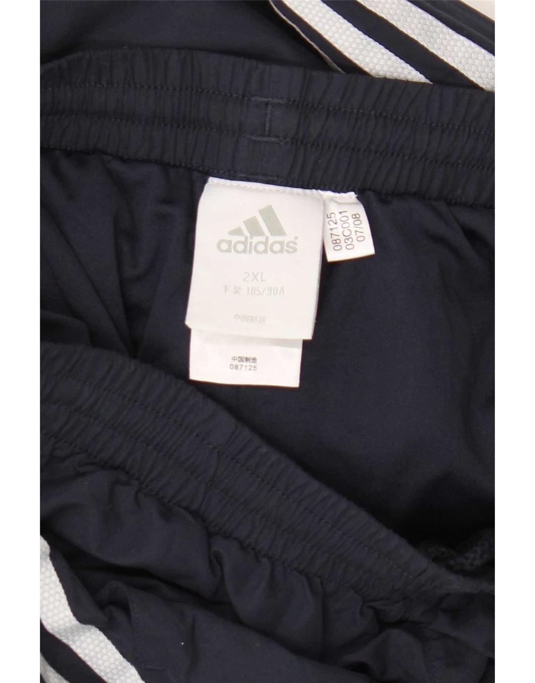 Adidas muške hlače za trenirku 2XL tamnoplave