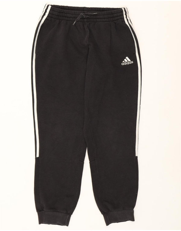 ADIDAS Ženska trenirka Hlače Joggers UK 12 Srednje crni pamuk