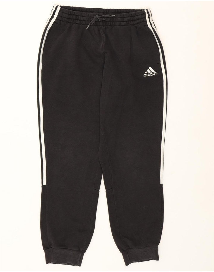 ADIDAS Ženska trenirka Hlače Joggers UK 12 Srednje crni pamuk