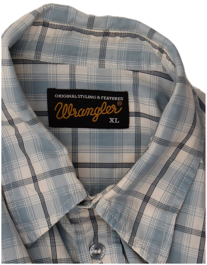 Wrangler muška košulja XL plavi karirani