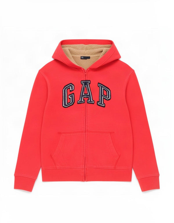 Gap Boys Graphic Zip pulover s kapuljačom 12-13 godina XL crveni pamuk