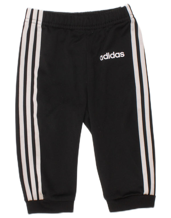 Adidas Baby Boys Trenirke Hlače 6-9 mjeseci crni poliester