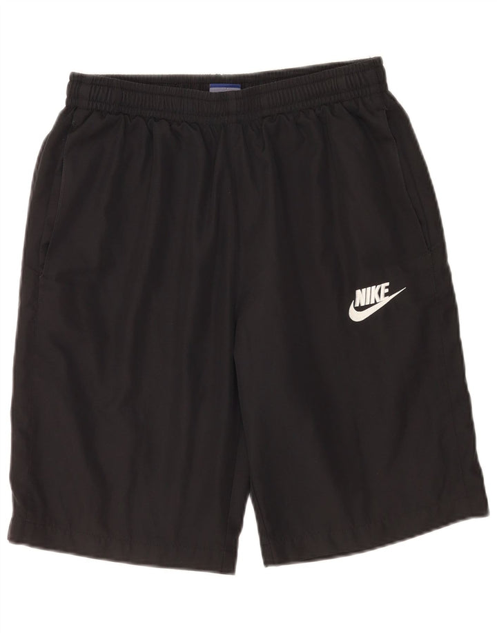 Nike muške sportske kratke hlače srednje crne boje od poliestera