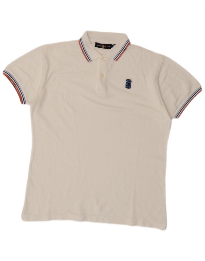 Marina Militare muška polo majica srednje bijele boje