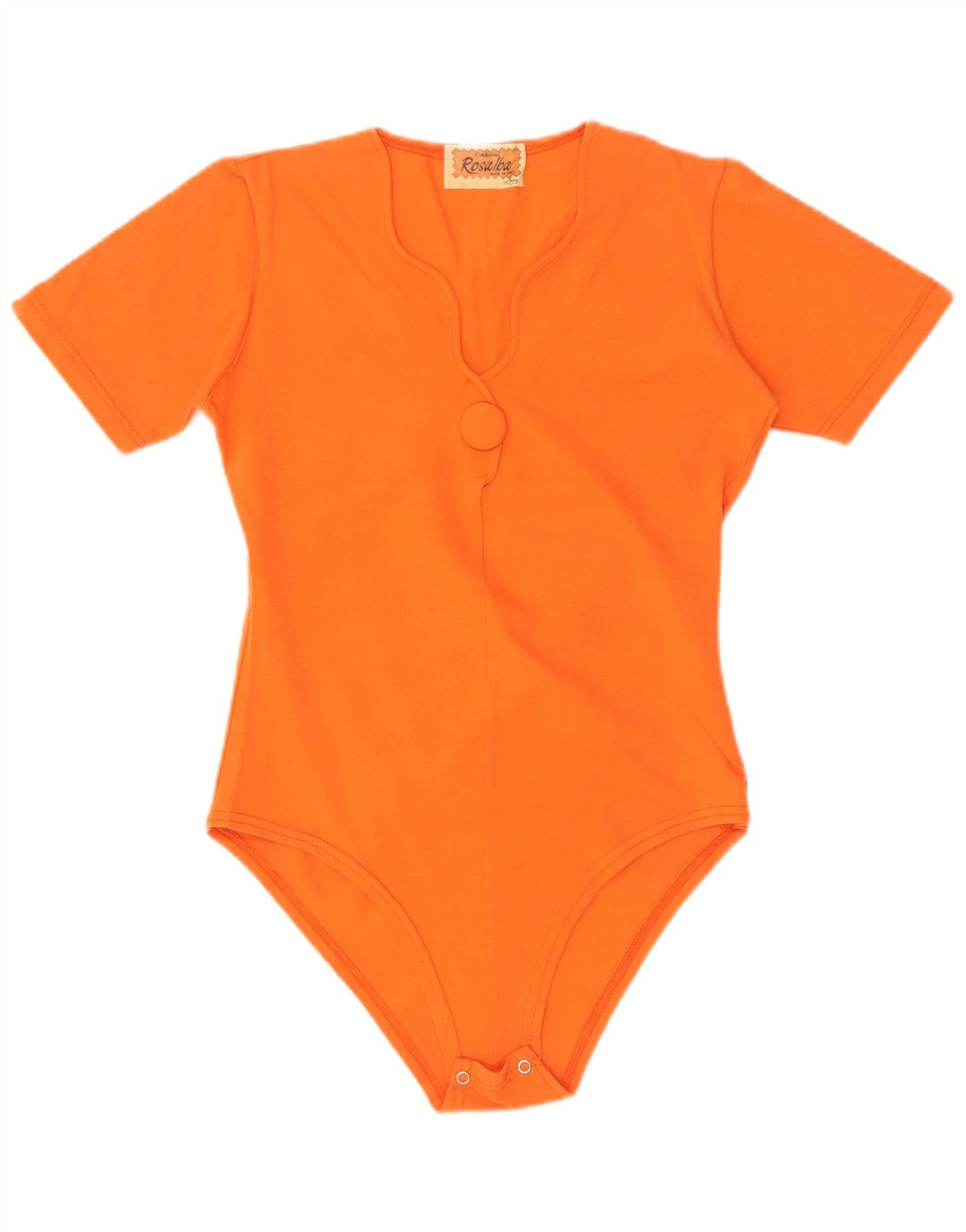 Vintage ženski bodi UK 8 Small Orange
