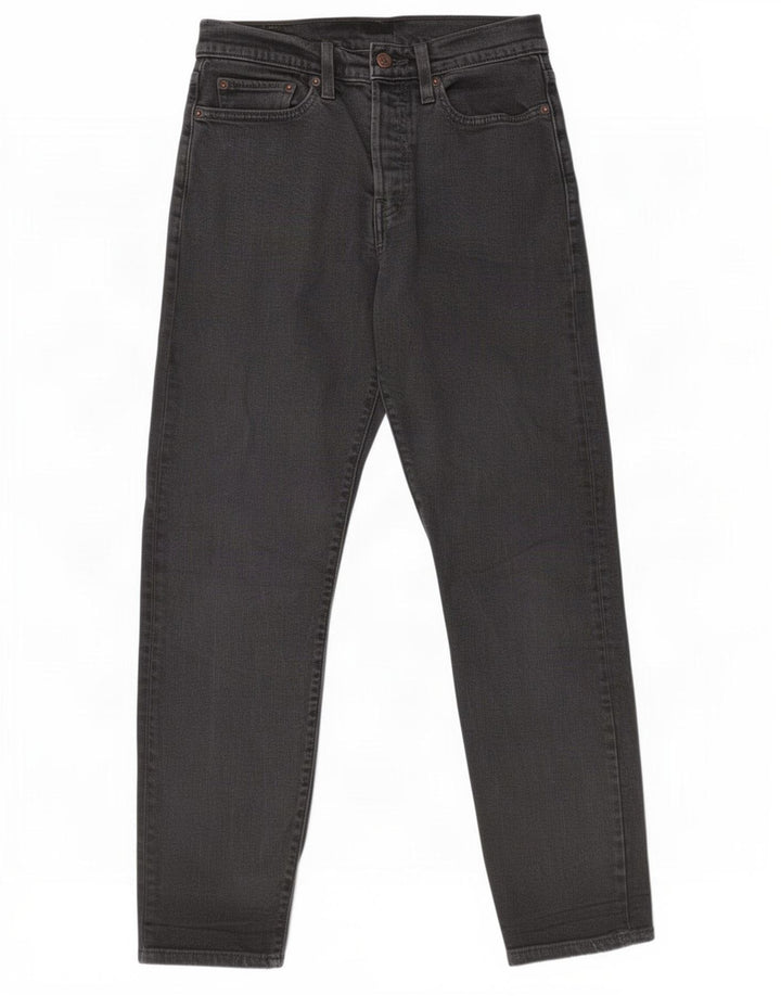 Levi's ženske ravne traperice W28 L27 crni pamuk