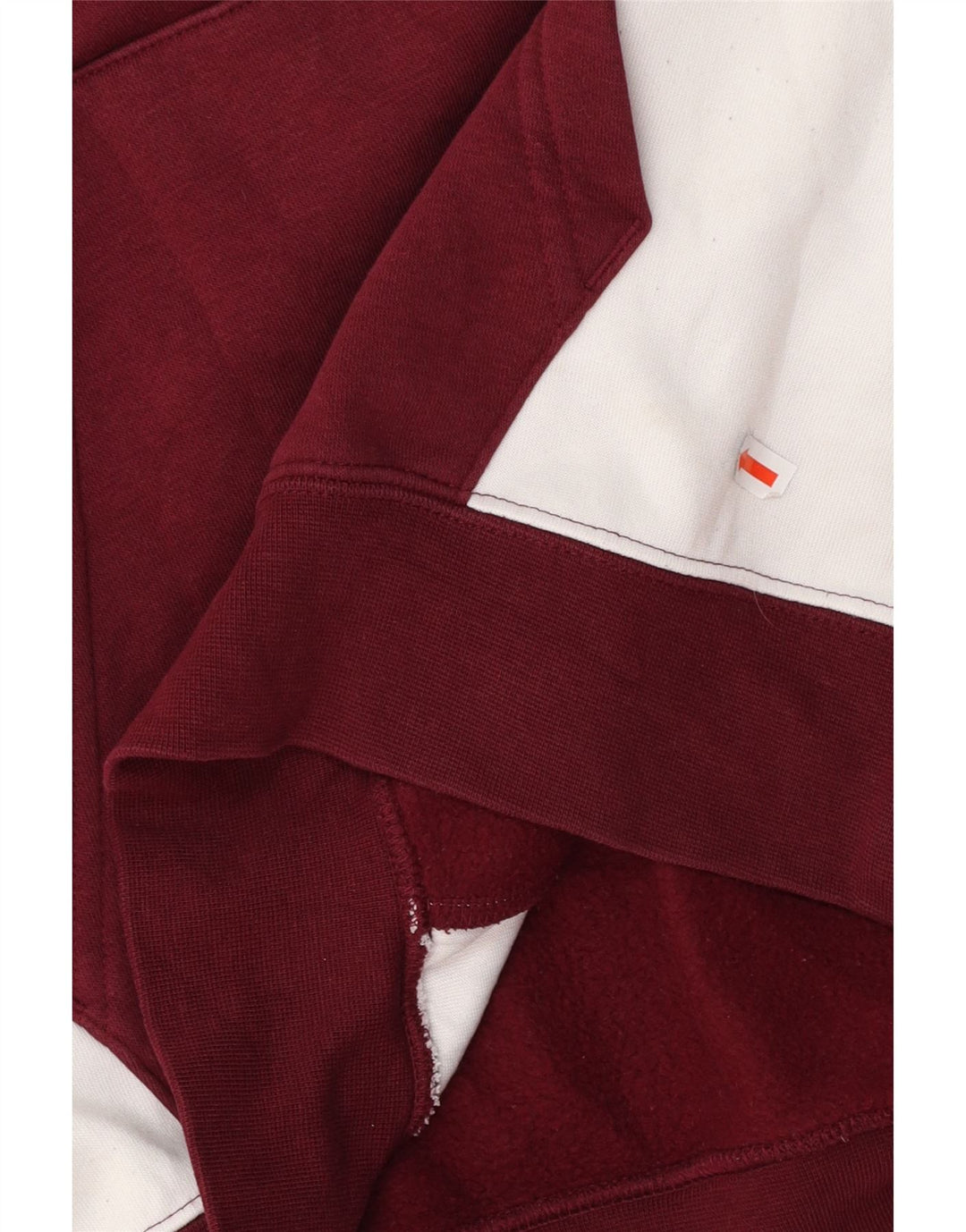 NIKE Muška majica s kapuljačom s kapuljačom, mala, kestenjasta, pamuk u blokovima boja