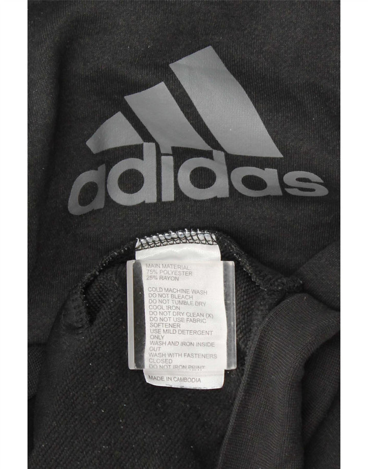 Adidas muški pulover s kapuljačom s patentnim zatvaračem XL sivi poliester