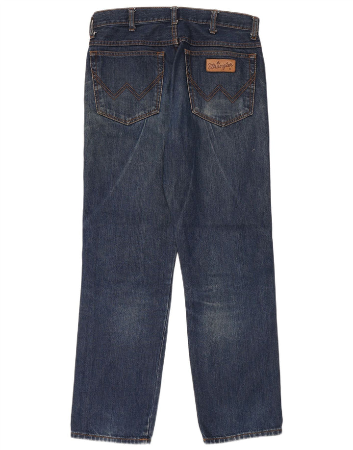 WRANGLER Muške ravne traperice W32 L30 plavi pamuk